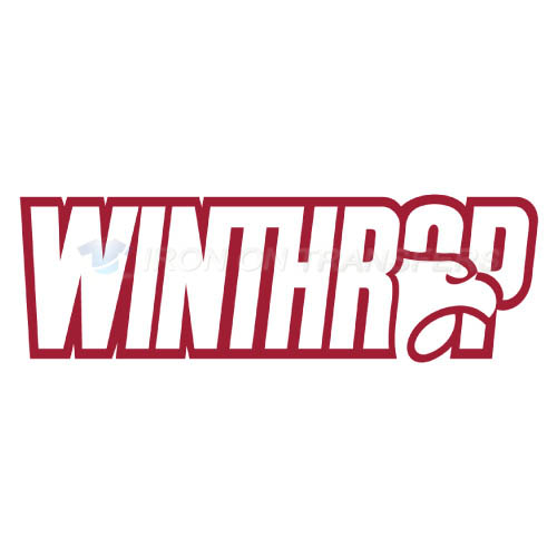 Winthrop Eagles Logo T-shirts Iron On Transfers N7017 - Click Image to Close